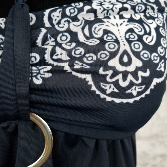 CRISTINALOVE Bandana Print Halter Tunic - Picture 4 of 7